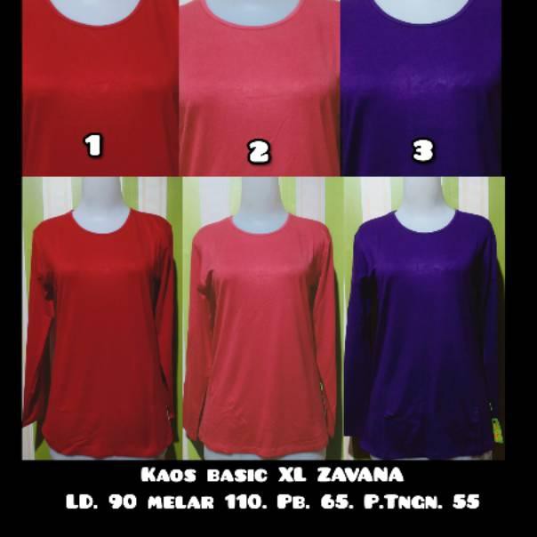 Dapatkan♃ Kaos Basic Merk ZAVANA ,.,.,.,.,.,