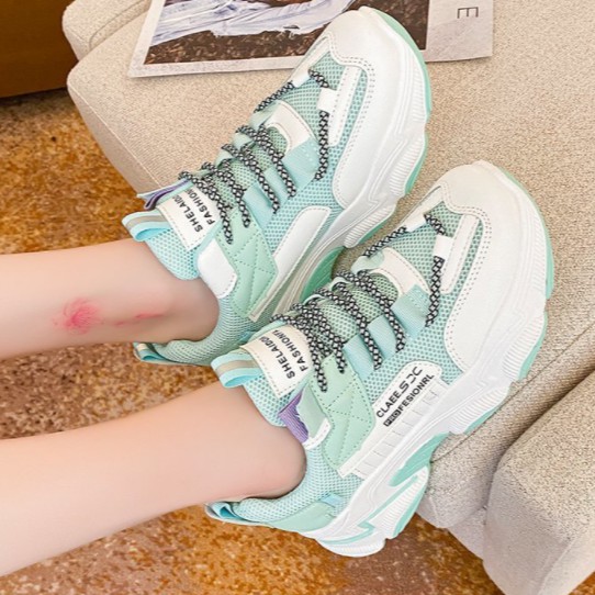 TBIG [COD] Sepatu Sekolah Sneakers Import SHELADON Fashion Wanita Sepatu Korea Style Sekolah Ku