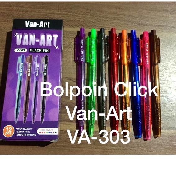 

(TERLARI⚡) Ballpoint click(Harga 1 lusin),bolpen click, bolpen cetek VA-303, bolpoin cetek, pulpen klik produck terbaik