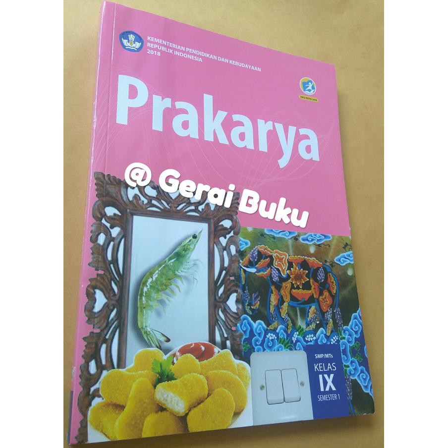 Buku Prakarya Kelas 9 Semester 1 Revisi 2022 Shopee 