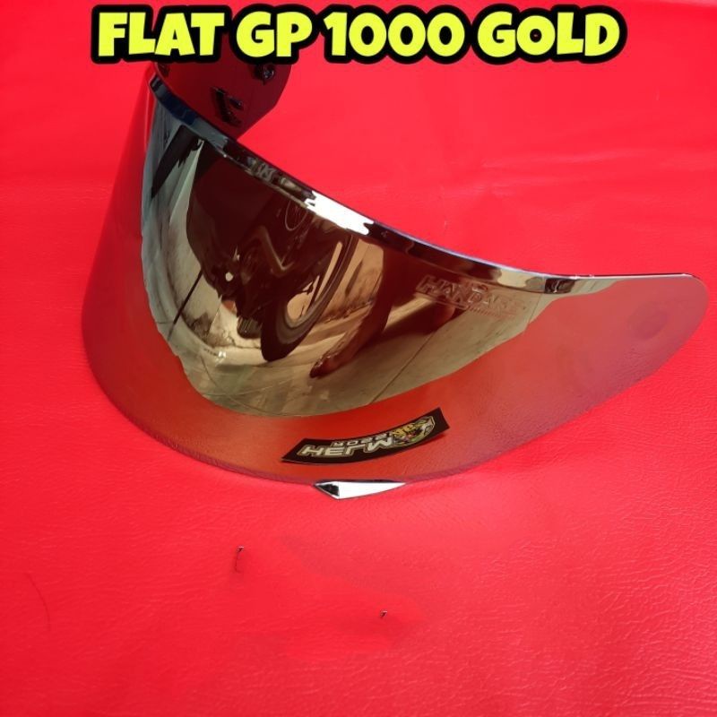 KACA Visor Flat NHK GP1000 GP 1000 Iridium Silver Blue Gold Darksmoke BENING Visor NHK GP1000