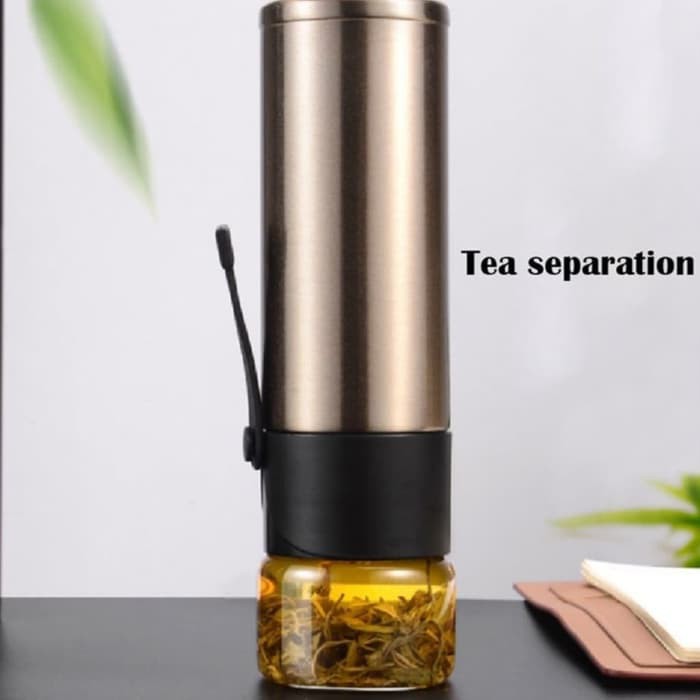 Botol Termos Teh / infused tea Bottle /Portable Thermos Tea Cup 500ml