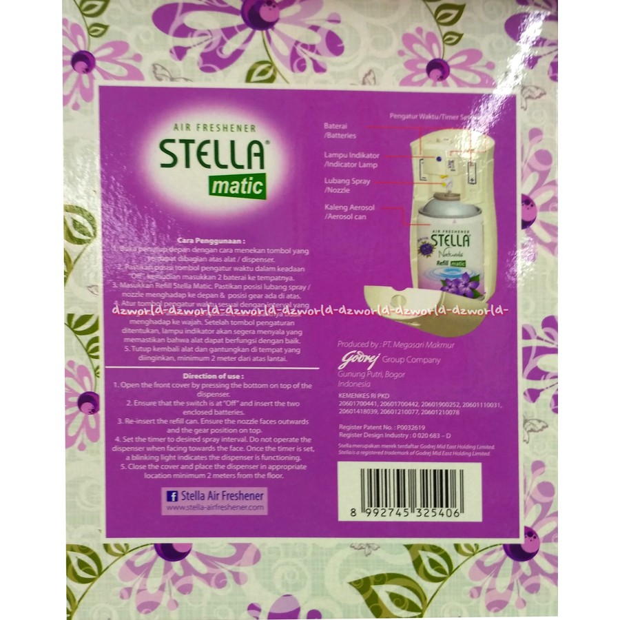 Stella Matic Air Freshener Matic Pengharum Ruangan Otomatis Stela