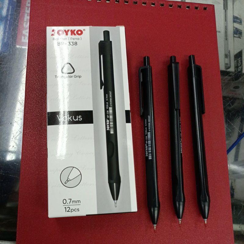 

Pen Cetek Vokus Triangular Grip joyko BP-338 / Pcs