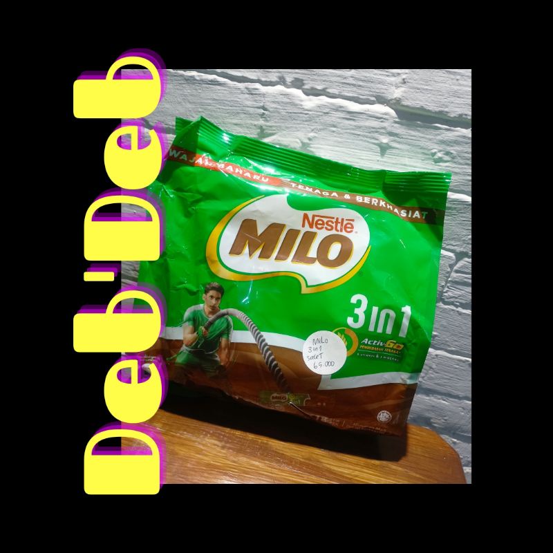 

MILO 3in1 ( 18stik ) minuman coklat malay