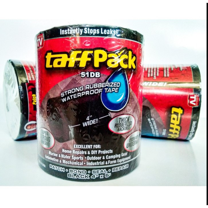 Promo !!  TaffPACK Lakban Khusus Anti Bocor Anti Leak 10 x 152 cm Waterproof Tape