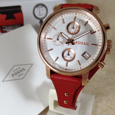 Fossil ES4048 Red Rosegold 34mm MSK
