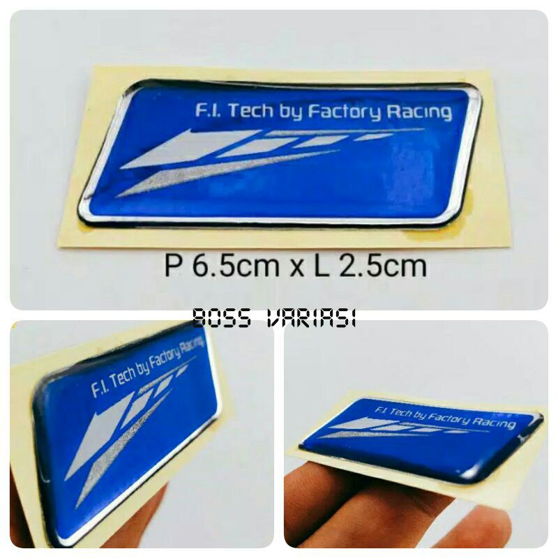 Emblem Sticker FI Tech by Factory Racing YAMAHA GP