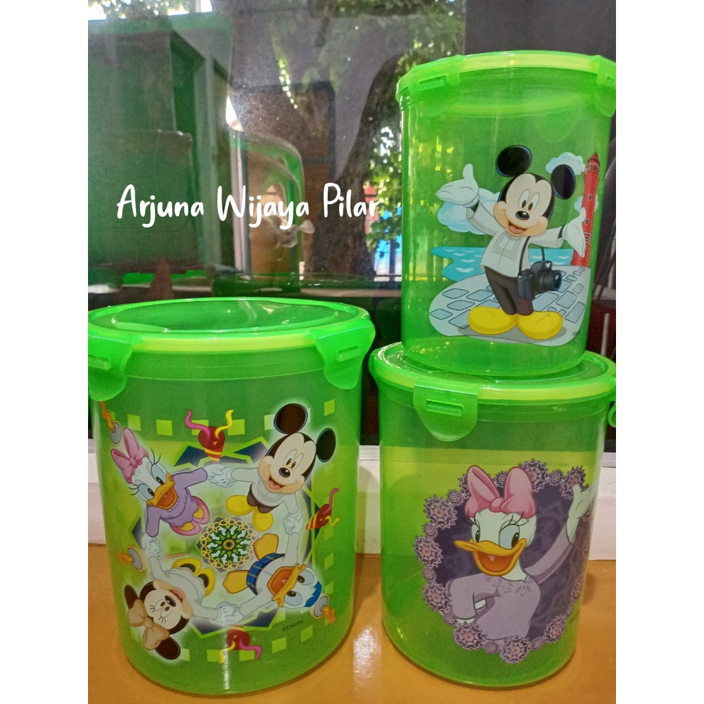 Toples Disney set 3 Tutup KLIP ODATE  +kardus atas bawah &amp; Bubblewrap