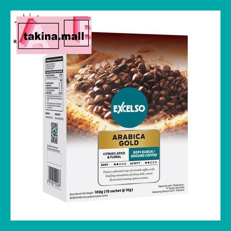 

Koptakk0 Excelso Arabica Gold - Folding Box (10 Sch X 10Gr) Tak05Sc