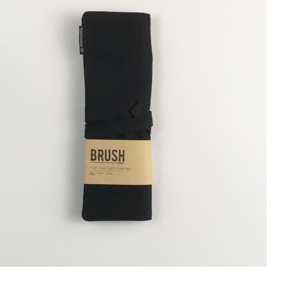 ♢ HELLO SUNDAY Brush Series Roll Case - Black ♖