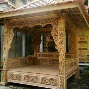Gazebo jati,gazebo gebyok jati,gazebo ukir jati