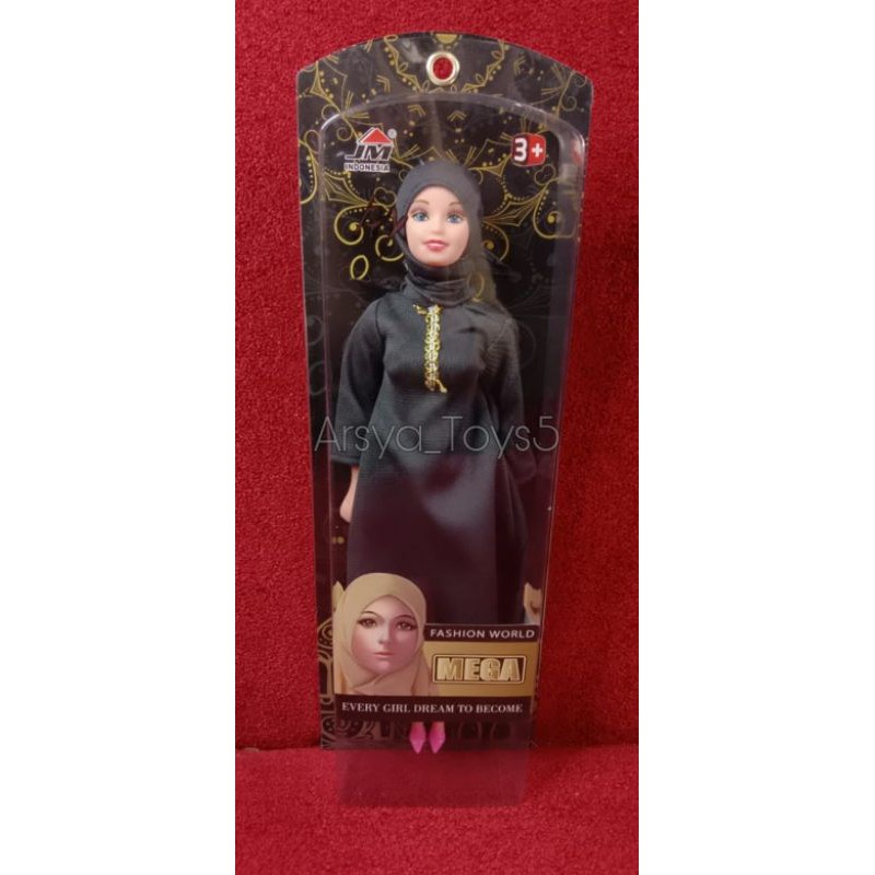 Mainan Anak Perempuan Boneka Hijab Mega Fashion Muslim 03011