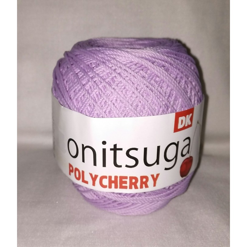 Benang Rajut POLYCHERRY Onitsuga - Warna Ungu Muda (8839)