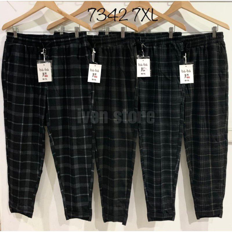 Promo Celana Zara Kotak Import Korea Style Bahan Stret Full Melar MOTIF-KT-03  Termurah