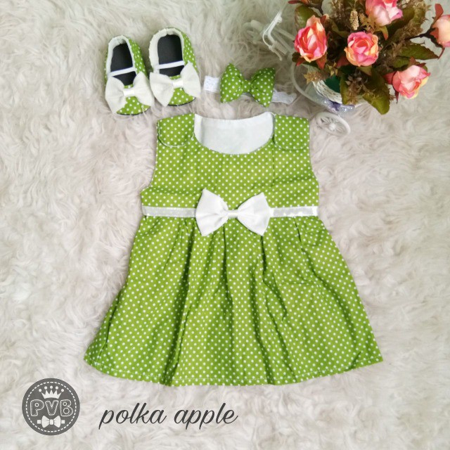 JUAL 1 set dress baju anak bayi baby perempuan cewe / bukan persib TERBARU