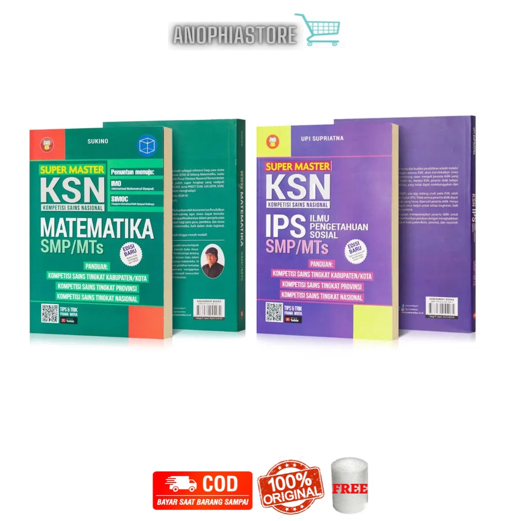 Super Master KSN Matematika SMP Buku KSN SMP Super Master KSN IPS SMP