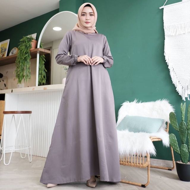 Cairo Abaya Mauve (Rathanassa.id)