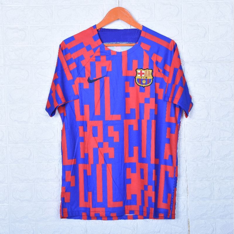 Jersey Barca Training Prematch New 2022 Grade Original