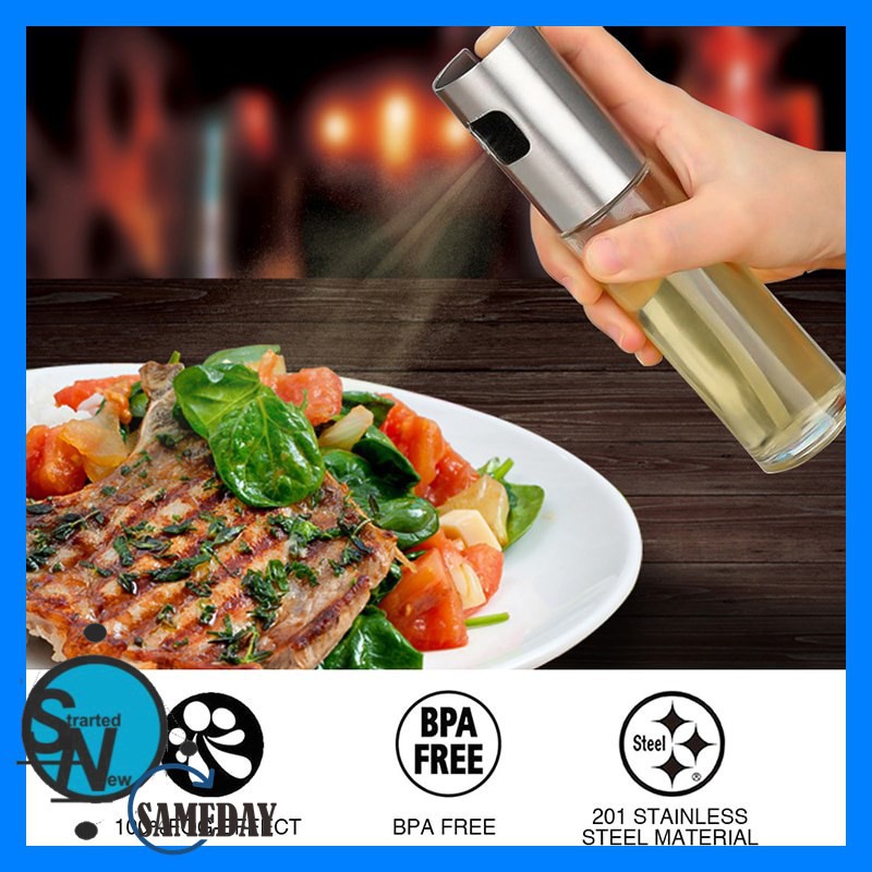 Aihogard Botol Minyak Spray Olive Oil BBQ Chinese Food 100ml