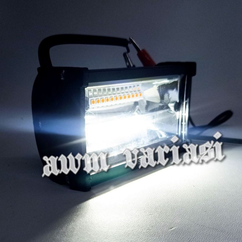 Lampu Tembak 24Mata Led Cwl 4597 2Warna White Yellow