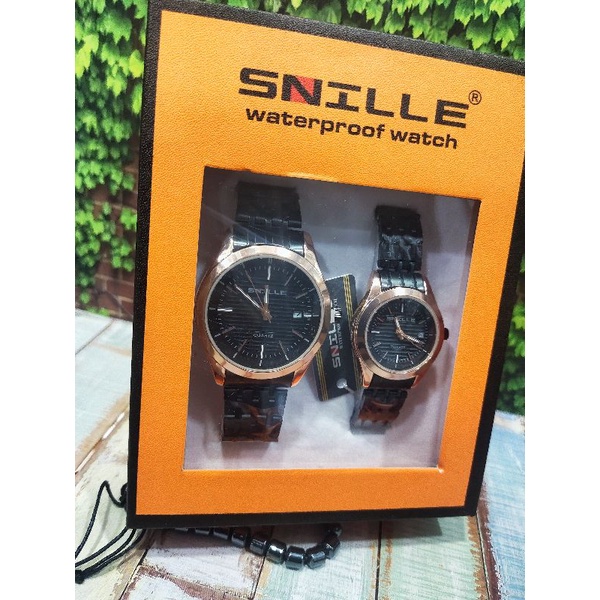 JAM TANGAN COUPLE RANTAI SNILLE ORGINAL