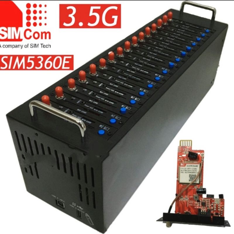 Modem Pool 16 Port Usb 3.5G SIM5360E