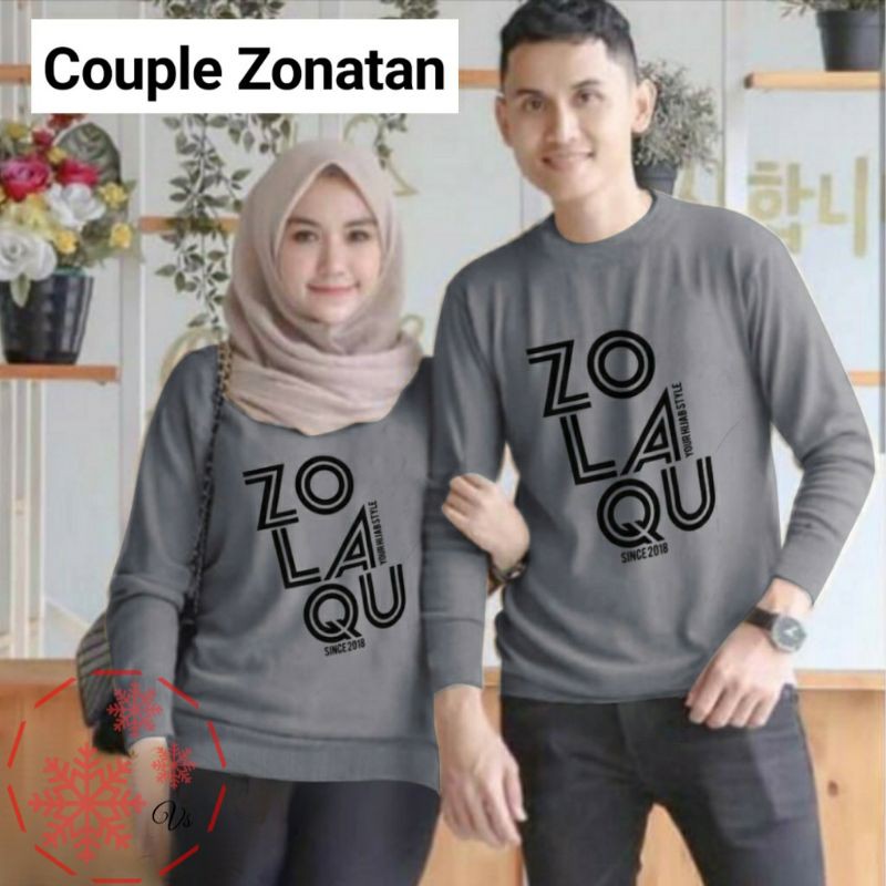 CP ZONATAN, COUPLE PASANGAN, BABYTERRY, GAMIS HIJAB MUSLIM, ATASAN SETELAN