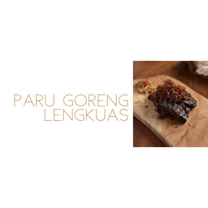 

PARU GORENG LENGKUAS