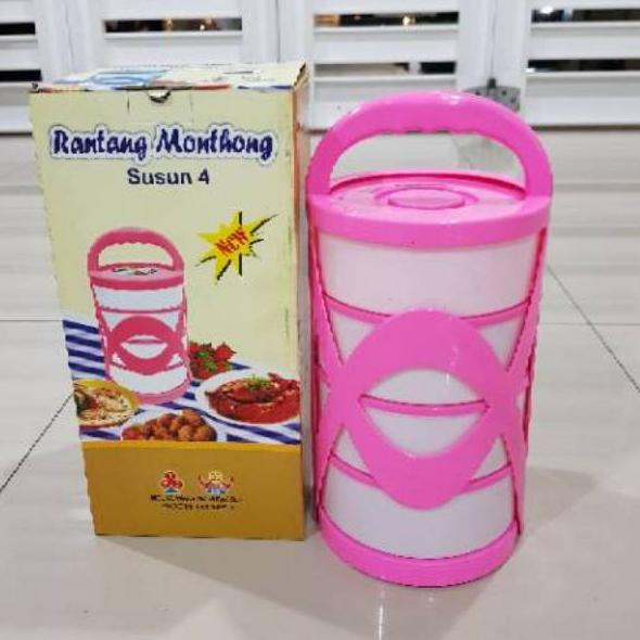 ◊ Rantang Monthong Susun 4 / Rantang Susun / Rantang Plastik / Rantang / Rantang Susun 4 ➶