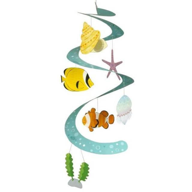 String Decoration Sea Creatures Papercraft