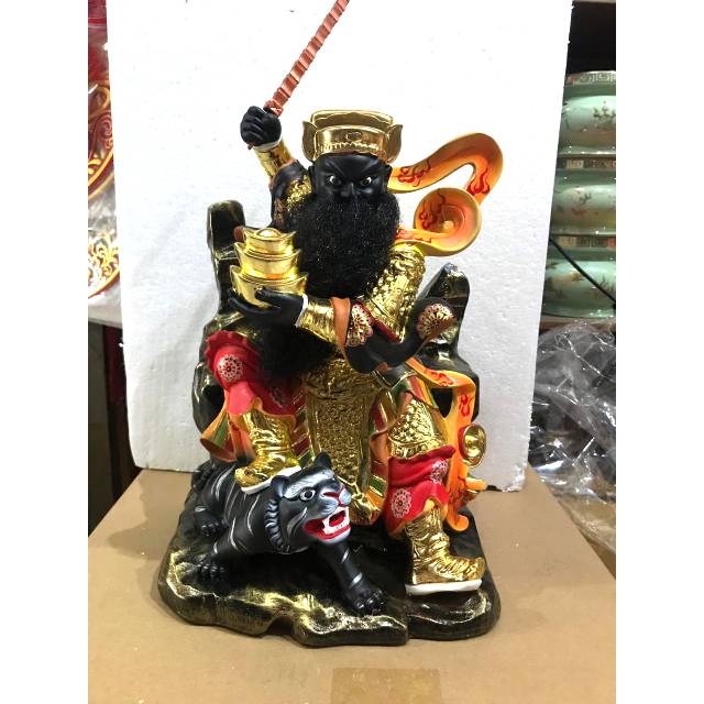 Patung hantatkong Zhao Gong Ming 12 inch