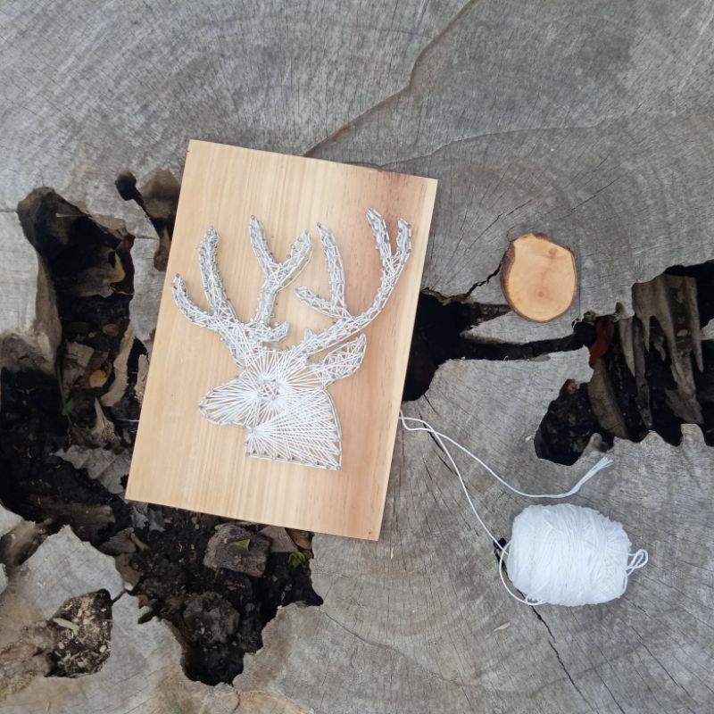 String Art "Deer" | Wall Decoration | Hiasan Dinding