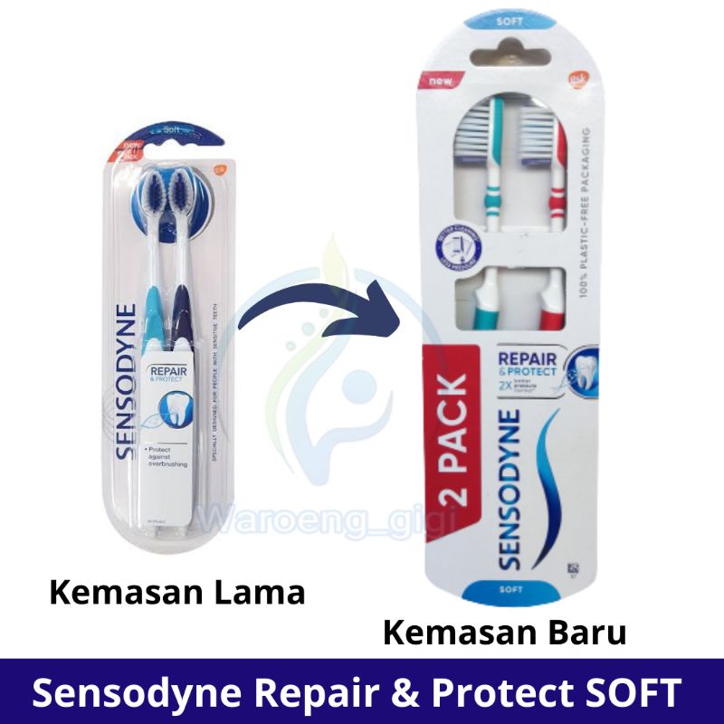 SIKAT GIGI Sensodyne Repair and Protect Soft isi 2pcs