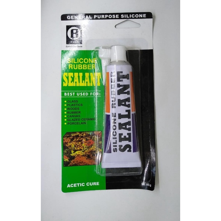 Lem Sealant Silicone Rubber Kaca Kayu Plastik / Lem Perekat MERK SEALANT