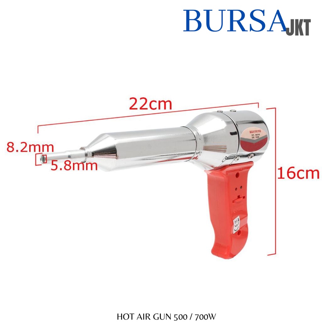 HOT AIR BLOWER GUN 220V 500/700 W PEMANAS KACA FILM STICKER