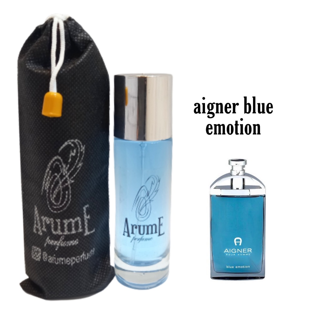 aigner blue emotion/ parfum pria /parfum non alkohol/Parfum awet /parfum tahan lama (ARUME PERFUME)