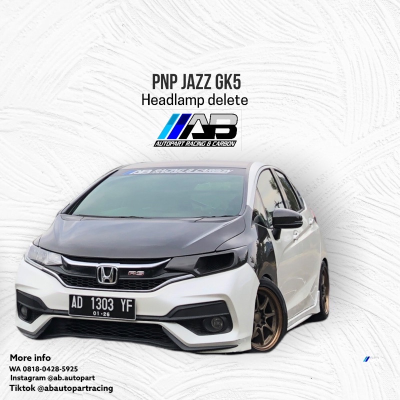 Headlamp jazz gk5 delete karbon