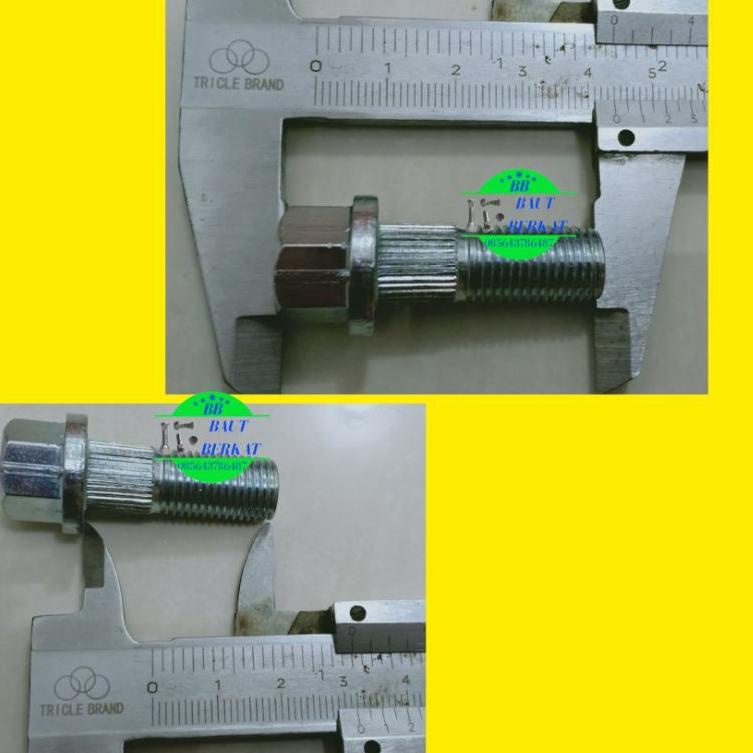 ECER baut kopel rino 14B BU30 baut kopel as tengah toyota rino 14B BU30 U75T