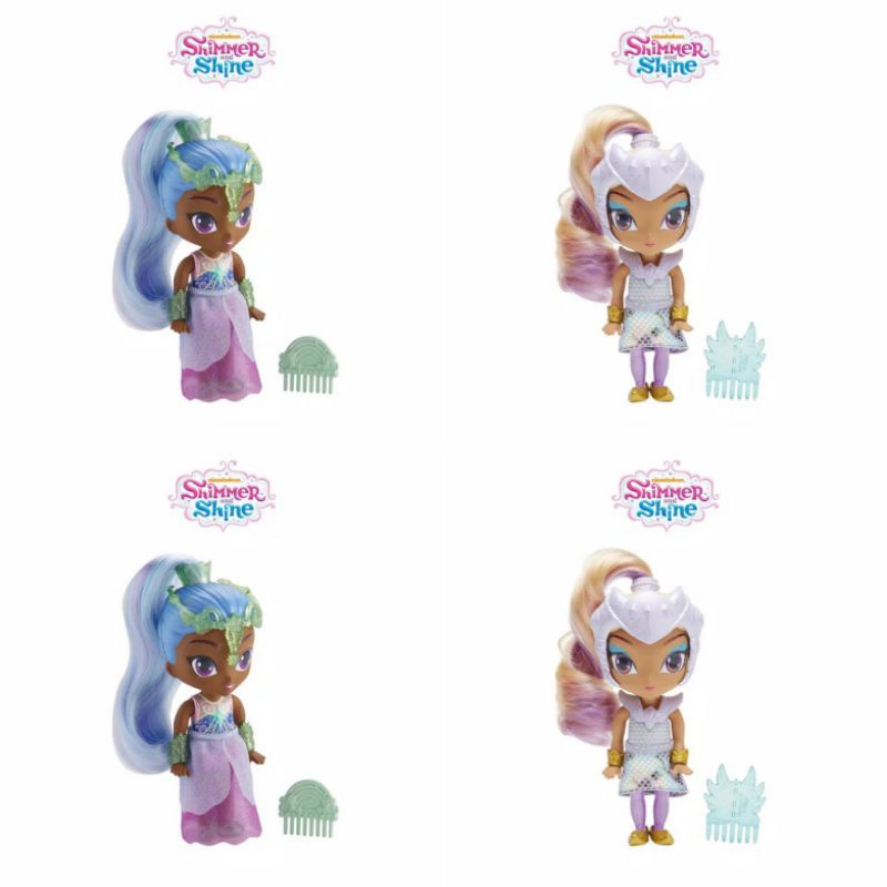 FISHER PRICE SHIMMER AND SHINE DOLL ADARA DRAGON RIDER FARNAZ NICKELODEON FILM CHARACTER DOLLS KADO 