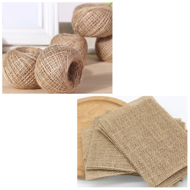 Jual Tali Rami Tali Goni Kain Goni Jute Rope Tali Rami 2ply kain Goni ...