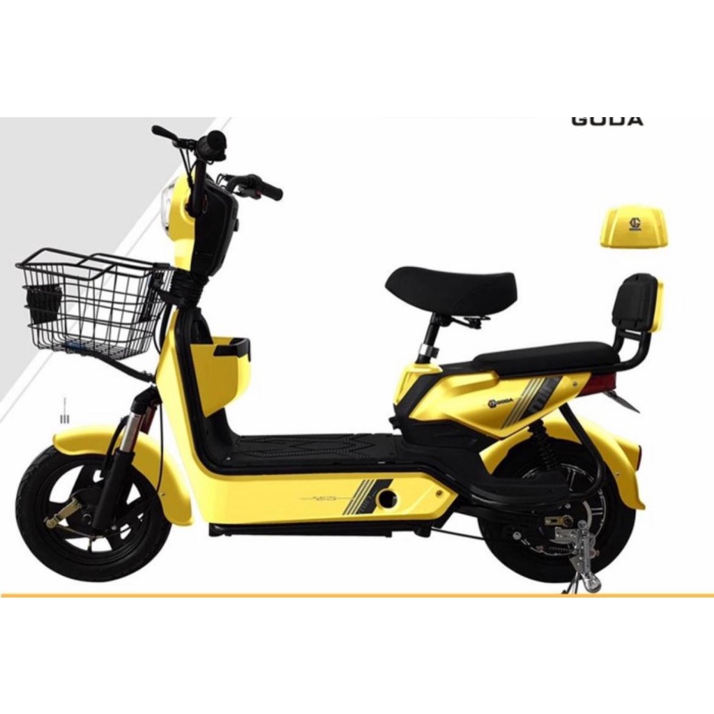Sepeda Listrik GODA 140 SNI Ada Boncengan Keranjang  Garansi Murah Termurah-4