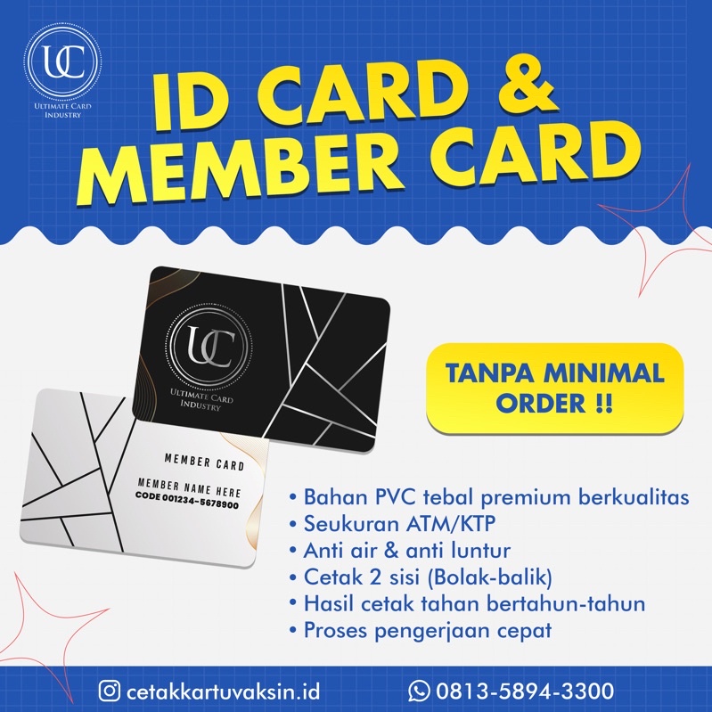 

CETAK ID CARD MURAH STANDARD ATM / CETAK ID CARD / MEMBER CARD / KARTU PELAJAR / KARTU PEGAWAI / KARTU KIS