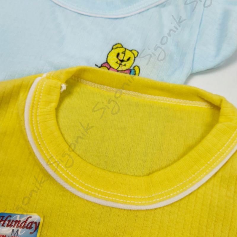 Oblong Baju Bayi 0 - 12 Bulan Hunday Anak Koas Unisex Cewok Cowok Promo Murah Sigonik