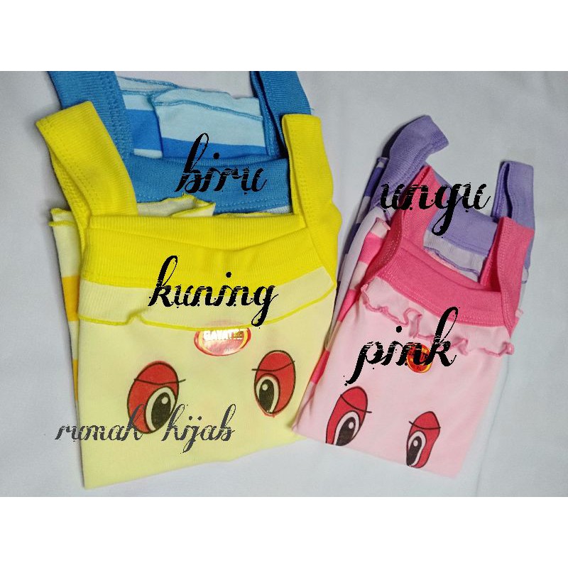 1 PCS SINGLET ANAK CEWEK  GAMBAR MATA