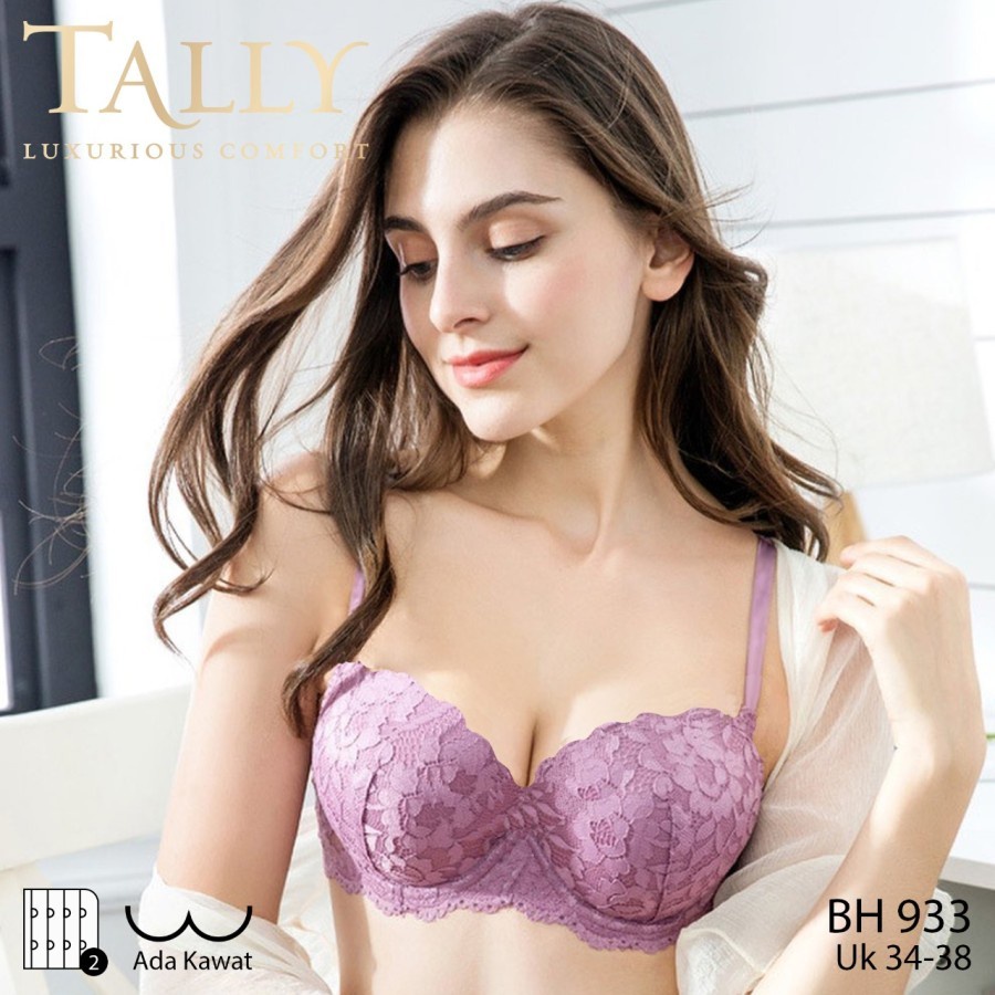 TALLY 933 Bh Harian Ada Kawat Busa Tipis Nyaman Dipakai Bra Underwear