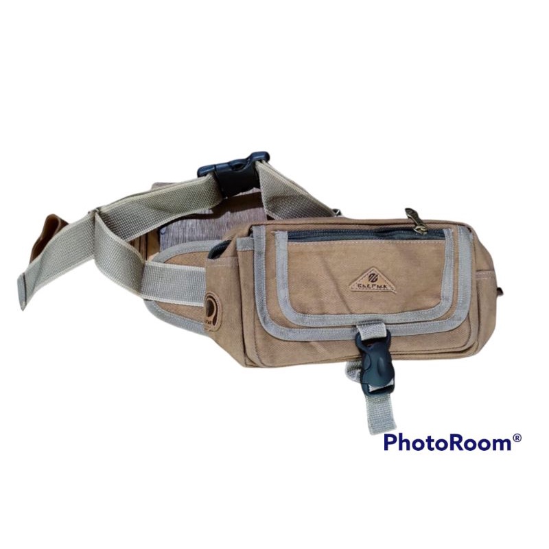 TAS PINGGANG KANVAS BAEPACK gratis ongkir