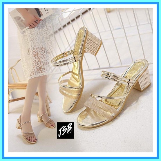 High Heels Charles N Keith Heels Cnk Sandal Ck Sandal Wanita  Mu Herdian Ms 03 Bunga Sandal He Heels