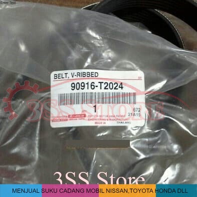 Fanbelt Tali Kipas Innova Fortuner Hilux Bensin ORIGINAL Totyota