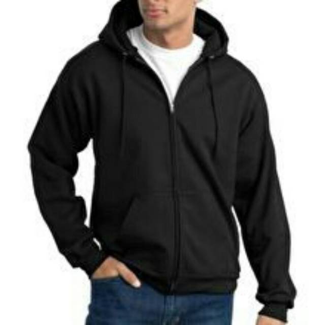 zeeper Hoodie Polos.Jaket Couple Pria Warna Abu Hitam.Hoodie Cowok Kasual.Jacket Distro Cowok.ESP
